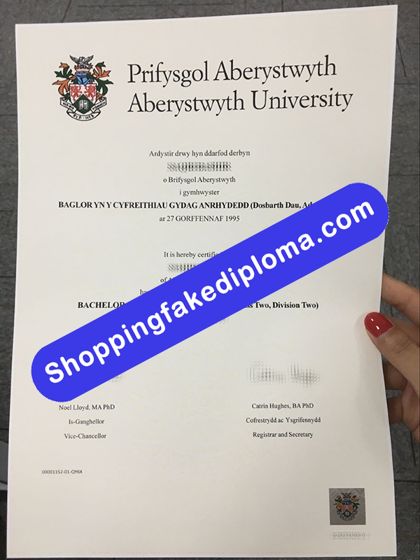 fake Aberystwyth University Certificate, Buy fake Aberystwyth University Certificate