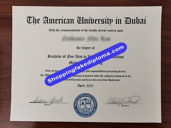 American University in Dubai degree,Buy Fake American University in Dubai degree