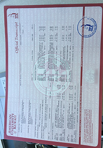 American University of kuwait Transcript, Buy Fake American University Of kuwait Transcript