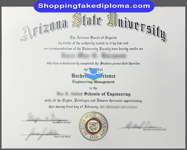 Arizona State University fake degree, buy Arizona State University fake degree