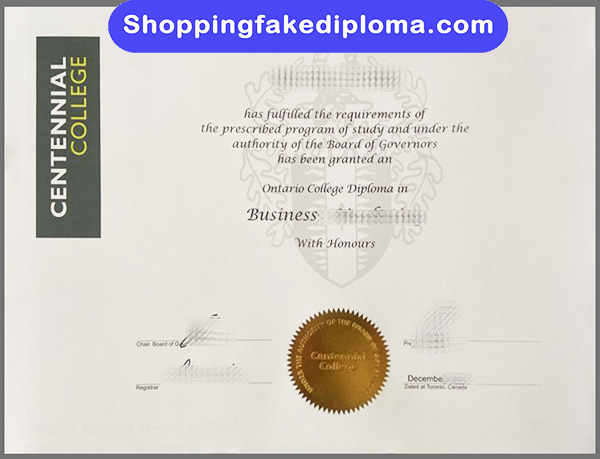 Centenial College fake diploma, buy Centenial College fake diploma