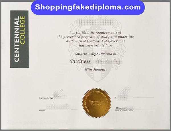 Centennial College fake diploma, buy Centennial College fake diploma