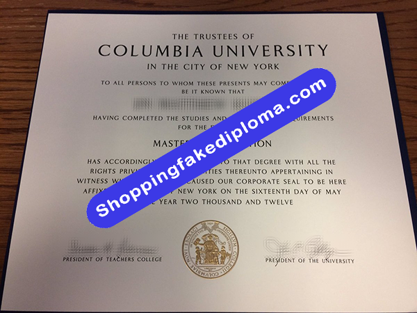 fake Columbia University Master Degree, Buy Fake Columbia University Master Degree