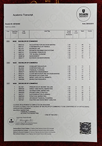 fake Deakin University Transcript, Buy Fake Deakin University Transcript