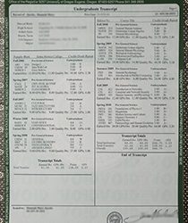 Buy Fake University of Oregon Transcript Online: most important thing