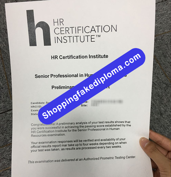 HR Certification institute Certificate, Buy Fake HR Certification institute Certificate