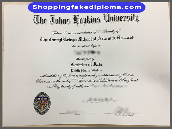 Johns Hopkins University fake degree, buy Johns Hopkins University fake degree