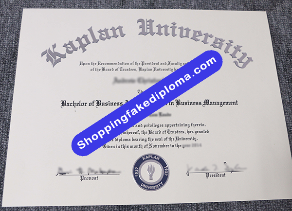 Kaplan University Degree, Buy Fake Kaplan University Degree