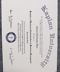 Fake Kaplan University Degree