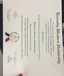 Fake Kennedy Western University Degree