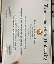 Fake Kennesam State University Degree