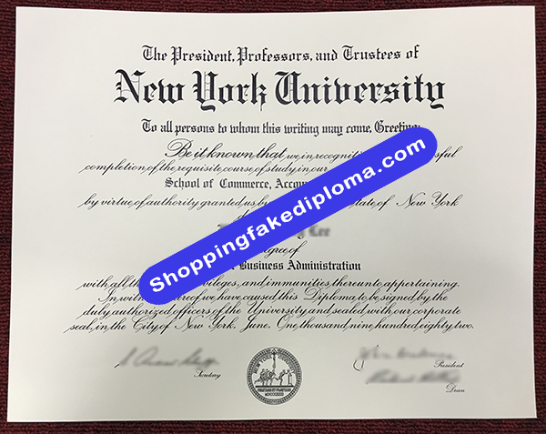 New York University Degree, Buy Fake New York University Degree 