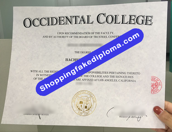 Occidental College Degree , Buy Fake Occidental College Degree 