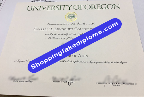 University of Oregon Degree, Buy Fake University of Oregon Degree