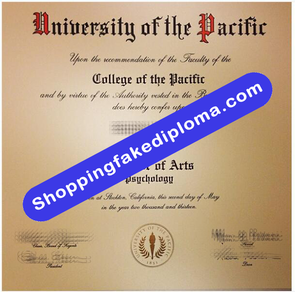 University Of The Pacific Degree, Buy Fake University Of The Pacific Degree
