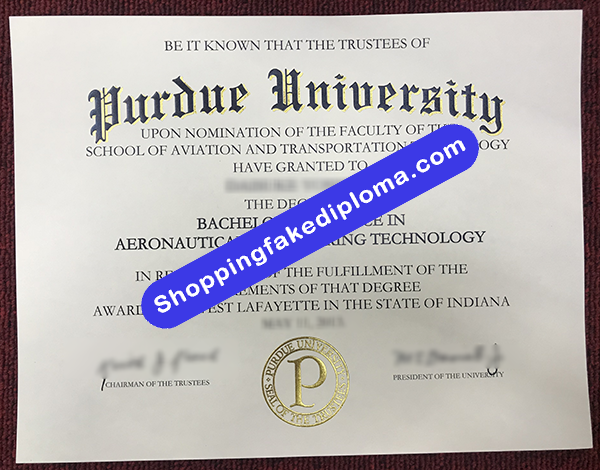 Purdue University Degree, Buy Fake Purdue University Degree