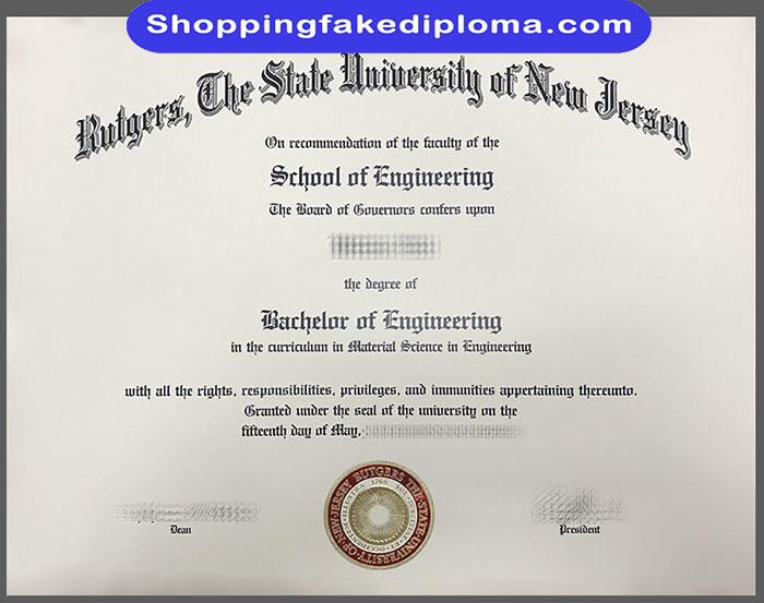 Rutgers State University of New Jersey fake Degree, buy Rutgers State University of New Jersey fake Degree