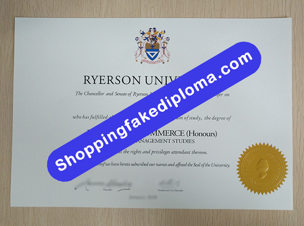 Ryerson University fake degree, buy Ryerson University fake degree