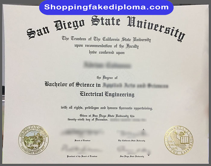 San Diego State University fake Degree, buy San Diego State University fake Degree