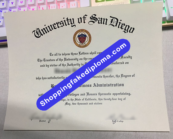 Fake University of San Diego Degree, Buy Fake University of San Diego Degree