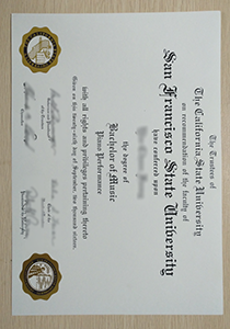 fake SFSU Degree