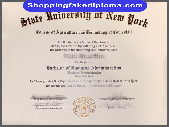State University of New York fake degree, fake State University of New York fake degree