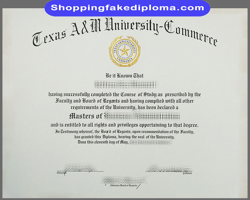 Texas A M Uniersity Commerce degree, fake Texas A M Uniersity Commerce degree