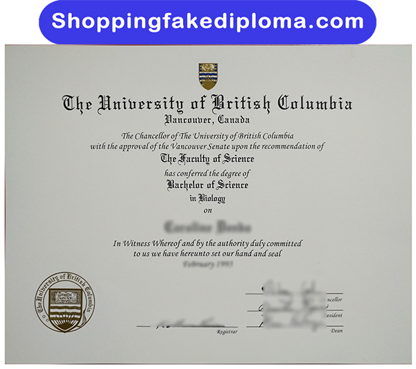 University of British Columbia Fake Degree, Buy University of British Columbia Fake Degree