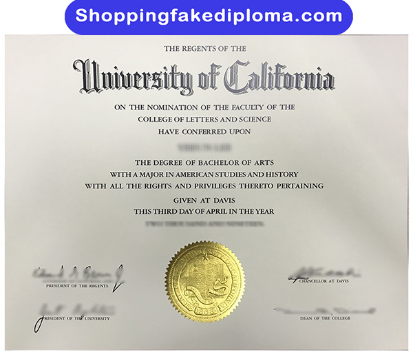 UC Davis Fake Degree, Buy University of California, Davis Fake Degree