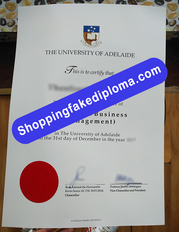 University of Adelaide Degree, Buy Fake University of Adelaide Degree 