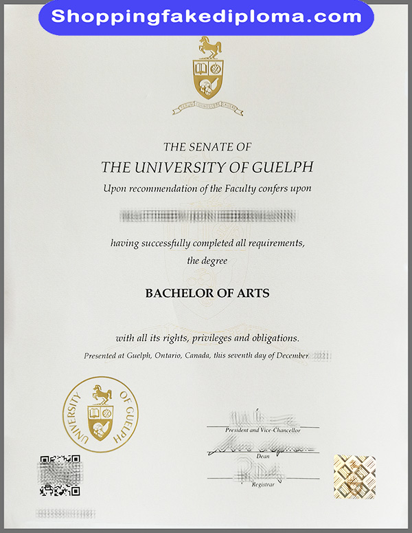 University of Guelph fake Degree, buy University of Guelph fake Degree