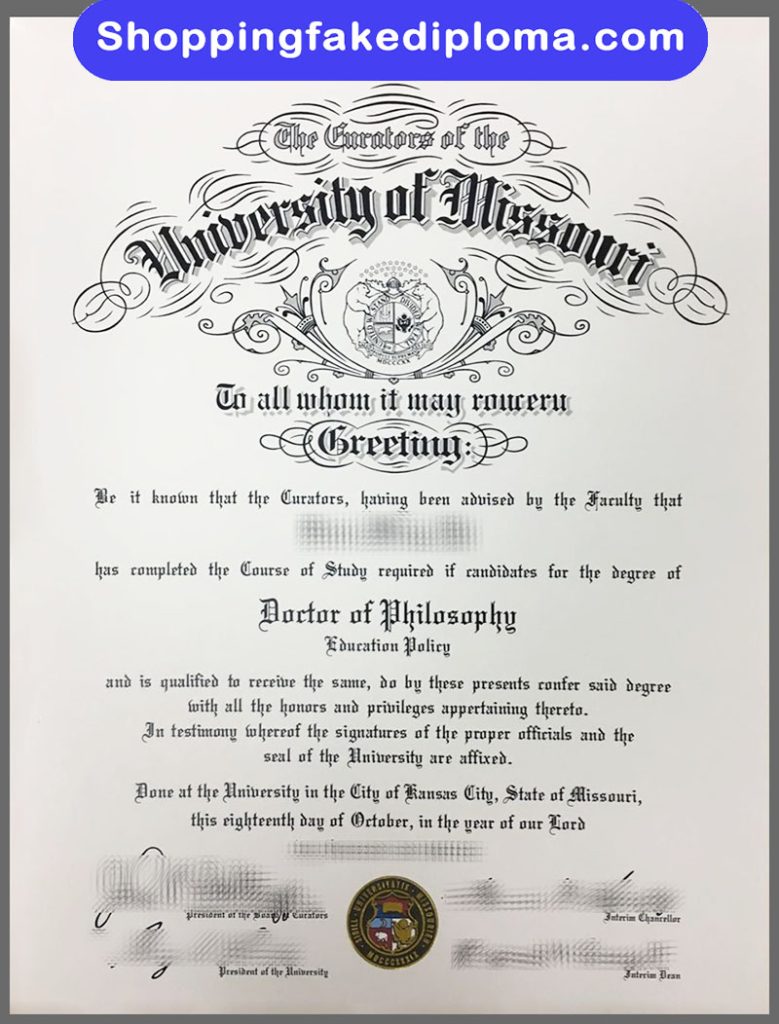 University of Missouri fake Degree, buy University of Missouri fake Degree