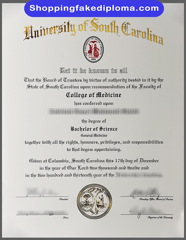 University of South Carolina fake degree, buy University of South Carolina fake degree