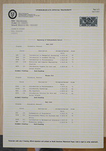 University of Waterloo Transcript, Buy Fake University of Waterloo Transcript