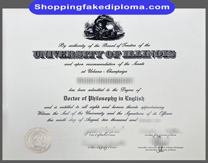 Universiy of illinois fake degree, Universiy of illinois fake diploma