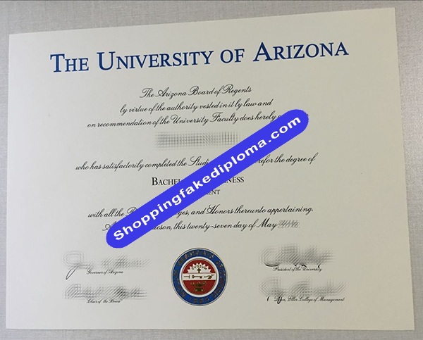 University of Arizona Degree, Buy fake University of Arizona Degree