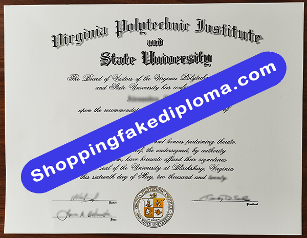 fake Viginia Polytechnic Institute And State University Degree, Buy Fake Viginia Polytechnic Institute And State University Degree