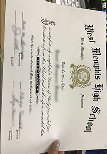 West Memphis High School Diploma, Buy Fake West Memphis High School Diploma