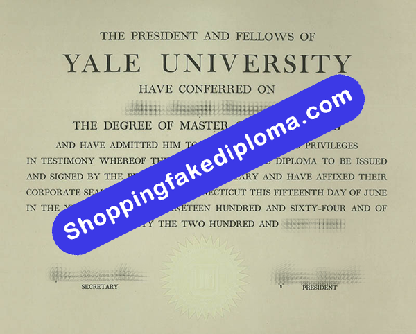 Yale University fake Degree, Yale University Degree