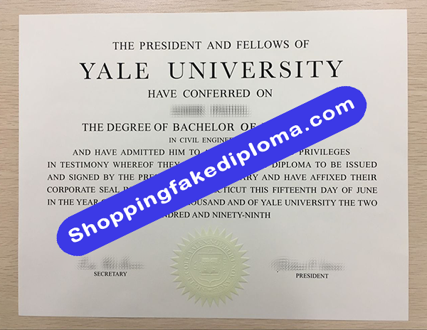  Yale University Diploma, Buy Fake Yale University Diploma 