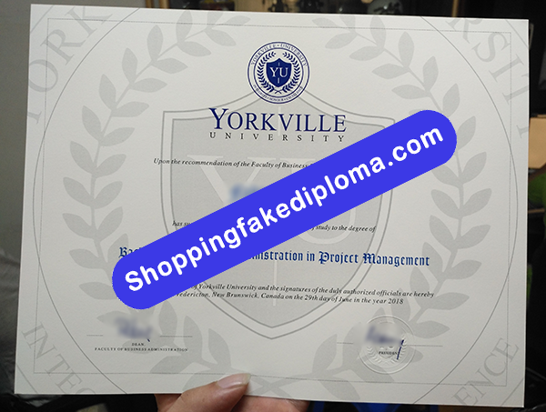 Yorkville University fake Degree, buy Yorkville University fake Degree