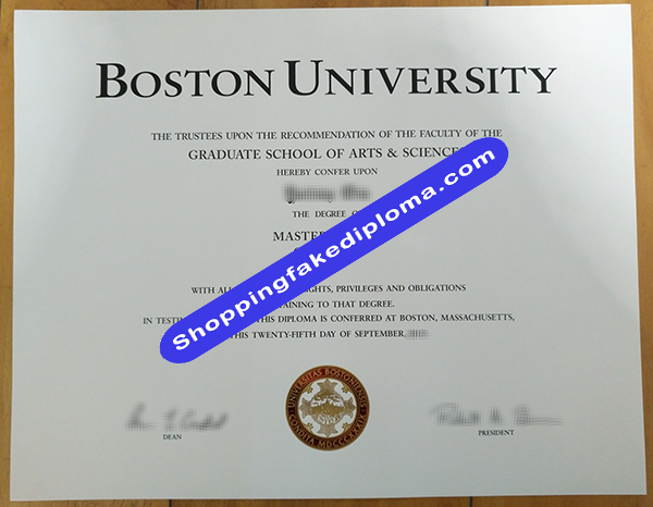 Boston University Degree , Buy Fake Boston University Degree 