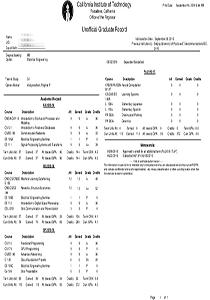 California Institute of Technology Transcript, Buy Fake California Institute of Technology Transcript