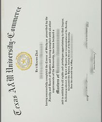 Texas A M Uniersity Commerce fake degree