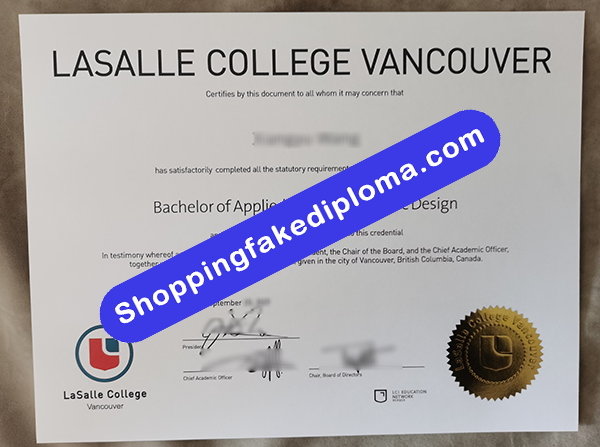 Lasalle College Vancouver fake Degree, buy Lasalle College Vancouver fake Degree