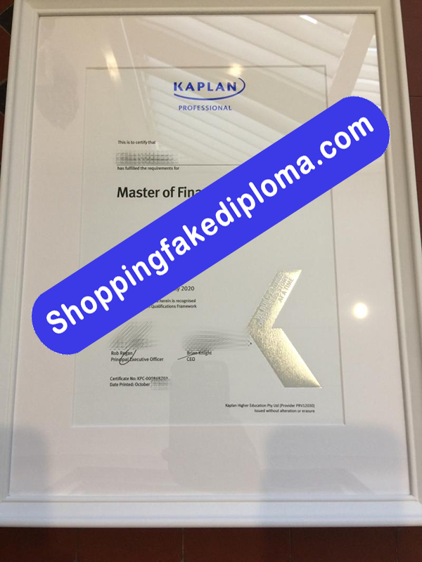 Kaplan Graduate Diploma, Buy Fake Kaplan Graduate Diploma