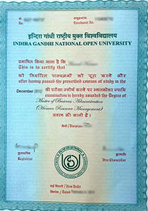 Indira Gandhi National Open University Degree, Buy Fake Indira Gandhi National Open University Degree