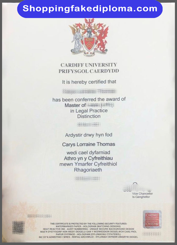 Cardiff University fake Degree, buy Cardiff University fake Degree