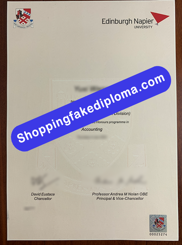 How To Buy Fake Edinburgh Napier University Degree Buy fake Diploma
