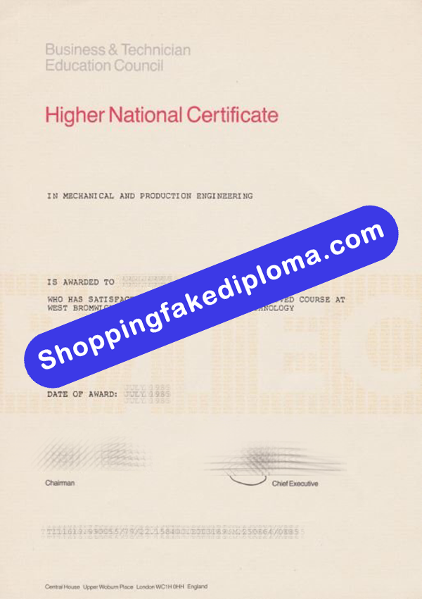 HIgher National Certificate, Buy Fake HIgher National Certificate    